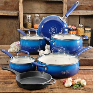 Blue Ceramic Cookware Picture