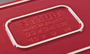 The Staub 9x13 Baking Dish Stamp Image