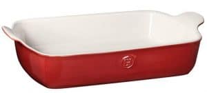 Red Extra Large Ceramic Baking Dish Picture