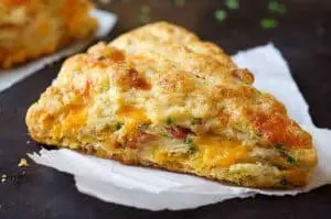 Cheddar Bacon and Chive Scone Image