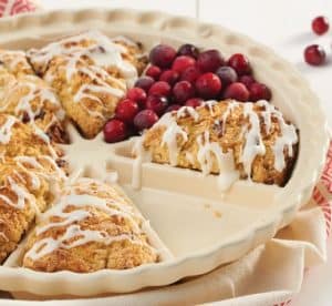 Ceramic Scone Baking Pan Picture