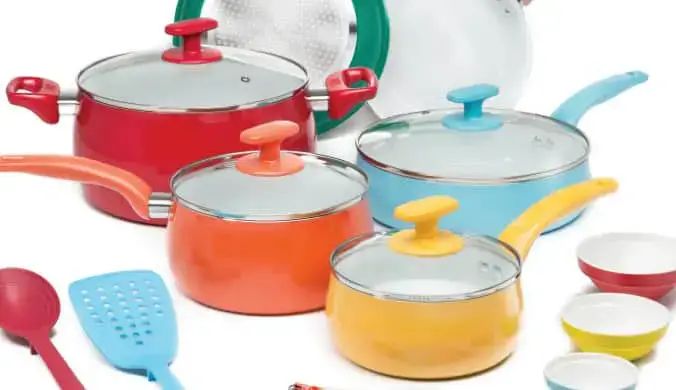 Tasty Ceramic Titanium-Reinforced Non-Stick Cookware Set