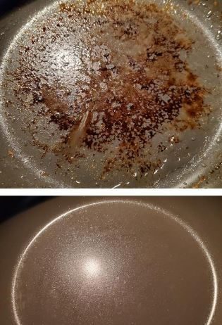 how to clean burnt greenpan image 1
