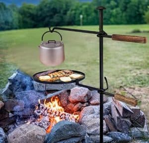 wrought iron campfire cooking equipment image 2