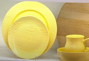 temptation dinnerware yellow image