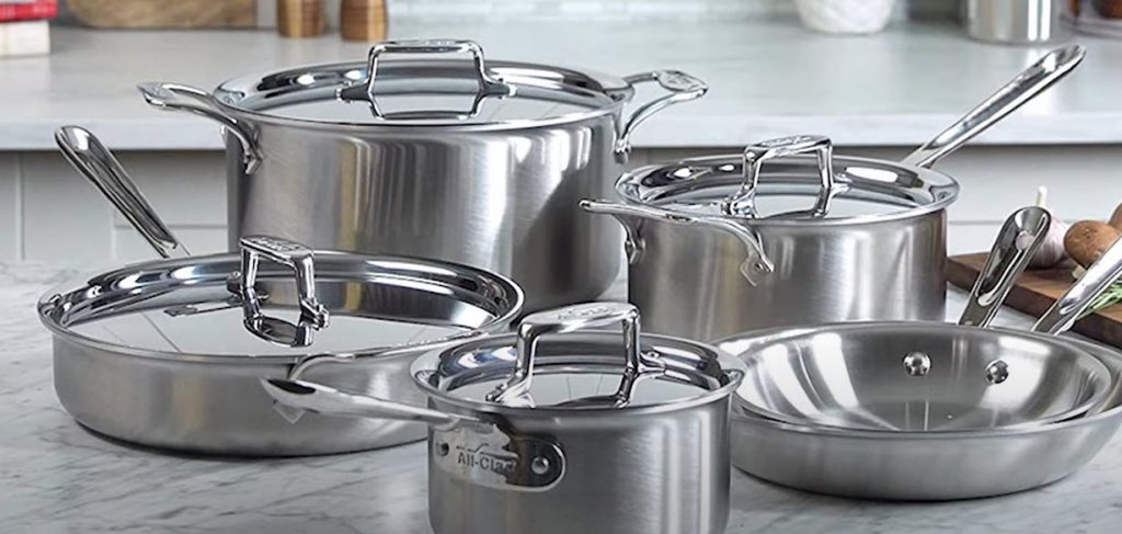 all clad pots and pans image