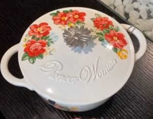 pioneer woman 3-qt casserole dish with lid