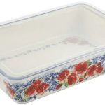 pioneer woman casserole dish with plastic lid